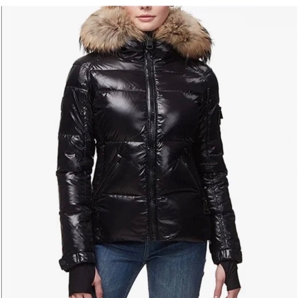 SAM - Blake down puffer jacket with fur trimmed hood - excellent condition - Picture 10 of 13